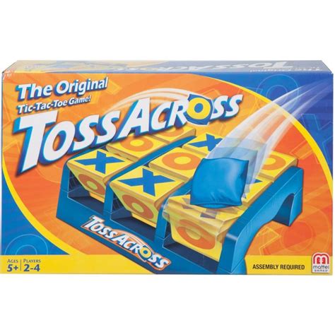 Toss Across Game Beanbag Tic Tac Toe For 2 4 Players Ages 5y Walmart