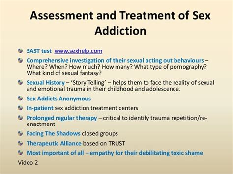 Sex Addiction The Secret Obsession