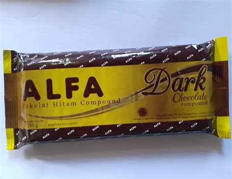 COKLAT BATANGAN ALFA 250GR DARK cokolate compon | Lazada Indonesia