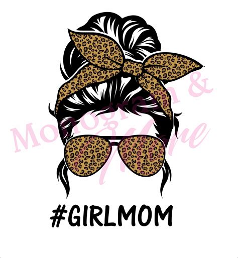 Girl Mom Life Cheetah Print Png Sublimation Dtg Printing Etsy