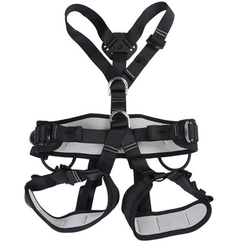 Outdoor Rock Tree Climbing Rappelling Full Body Safety Belt Harness