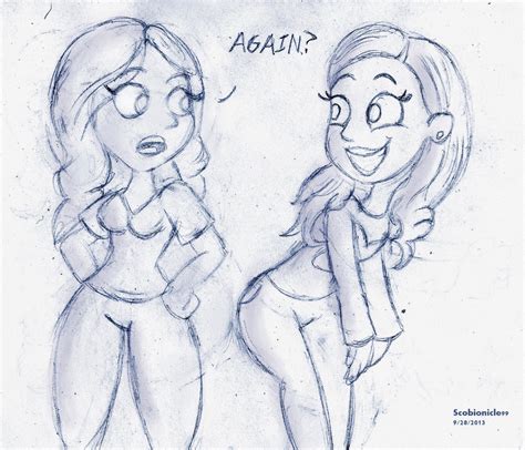 Lets Bump Butts Sketch By Scobionicle99 On Deviantart