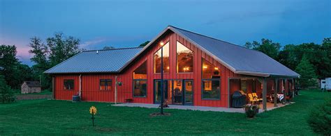 Morton Buildings Use Clear Span Construction To Offer Open Floor Plans