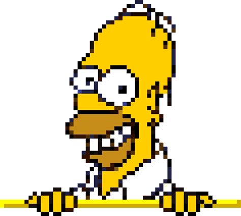 The Best 8 Easy Homer Simpson Pixel Art Autoquotesplashjibril