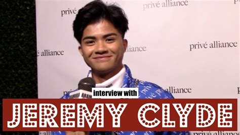 Interview With Jeremy Clyde At The Privé Alliance Fashion Event Youtube