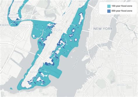 Jersey City Flood Map