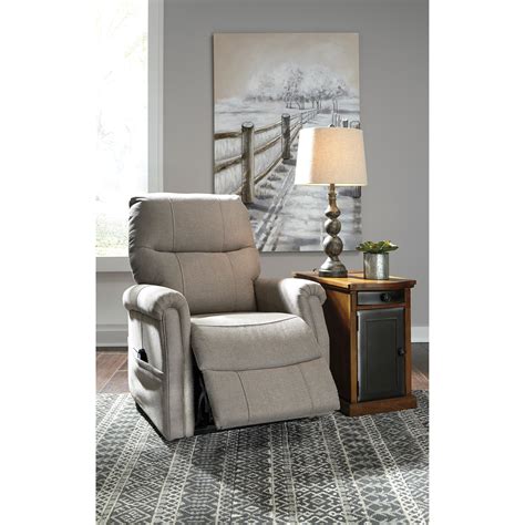 Ashley Signature Design Markridge Transitional Power Lift Recliner With