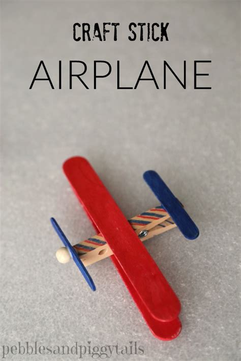 Craft Stick Airplane And Craft Kits For Charity Making Life Blissful