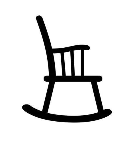 Old Fashioned Rocking Chair Clip Art Illustrations Royalty Free Vector