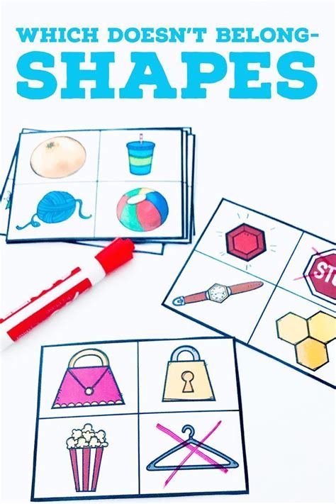 Free Which Doesnt Belong Shapes Task Cards Are A Great Way For
