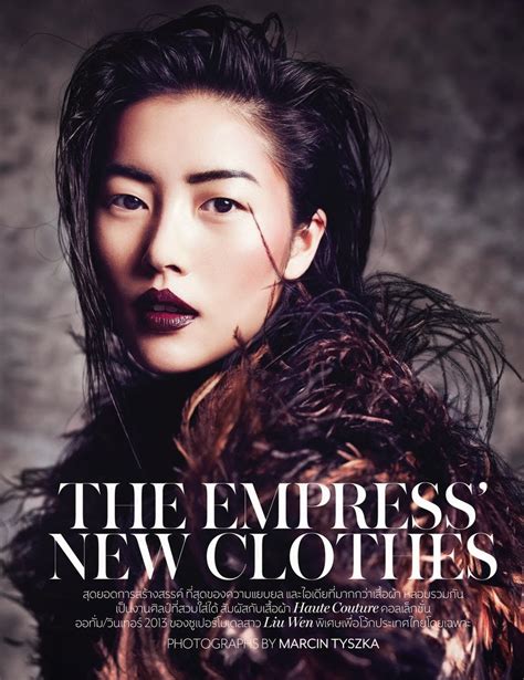 Liu Wen Vogue Thailand Magazine October 2013 Magazine Photoshoot