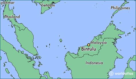 Where Is Bintulu Malaysia Bintulu Sarawak Map