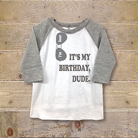 Fourth Birthday Shirt 4th Outfit Clothes Boy Four