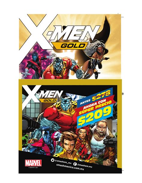 Colección X Men Gold Sagas 2021 Marvel Comics Mexico Libro En Papel