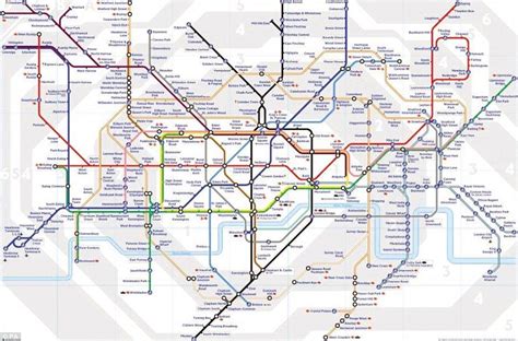 Revealed Transport Bosses Secret Geographically Accurate Tube Map