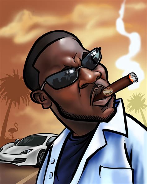 A Cool Cartoon Digital Caricature Of South Florida Rapper Bbs Fresh