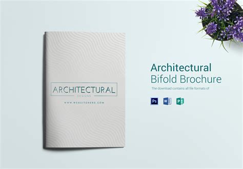 Architectural Firm Brochure Design Template In Psd Word Publisher