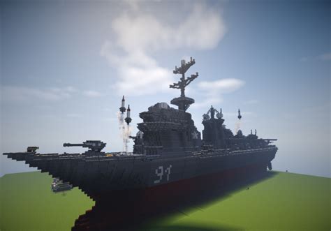 F 91 Warship Minecraft Map
