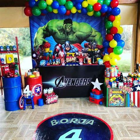 Avengers Birthday Party Ideas Photo 1 Of 8 Avengers Birthday Party