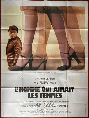 Affiche Lhomme Qui Aimait Les Femmes Charles Denner Francois Truffaut 120x160cm Ebay