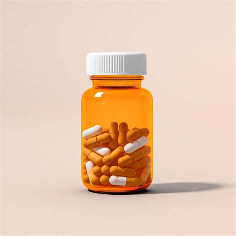 Premium AI Image | Prescription Perfection Captivating Pill Bottle on a