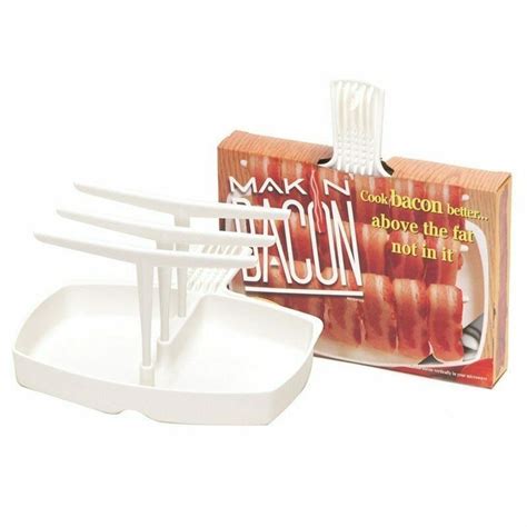 Bacon Tray Rack Removable Microwave Cooker Tool Fatless Healthy Tool
