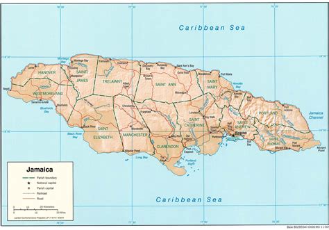 Maps Of Jamaica Map Library Maps Of The World
