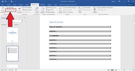Easy Steps To Create Table Of Contents In Ms Word 2016