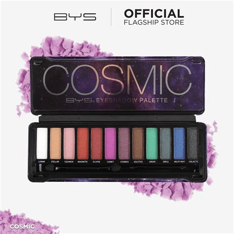 Featuring 12 expertly blended pigments, each matte shade blends to create infinite looks, whether you're after a subtle smokey eye or bold, look at me colour. BYS Eyeshadow Palette (Cosmic) | Shopee Philippines