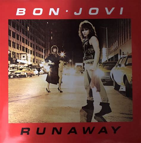 Bon Jovi Runaway Rare Uk 3 Track Black Vinyl 12 Single