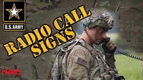 How Army Soldiers Get Their Radio Call Sign Youtube