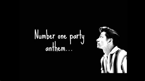 Arctic Monkeys No 1 Party Anthem Lyric Video