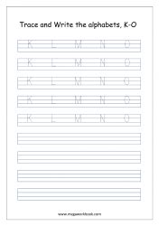Whether you are teaching yourself, or your child, how to write the letters of the english alphabet, it's important to start slow and practice each letter until they are easy to write. Alphabet Tracing - Capital Letters - Alphabet Tracing ...