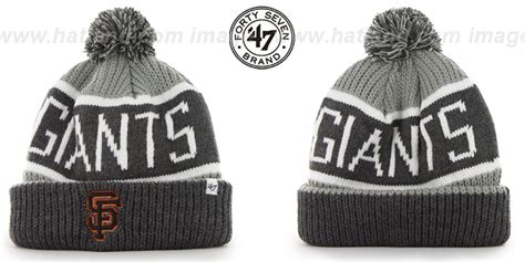 San Francisco Sf Giants The Calgary Grey Grey Knit Beanie Hat