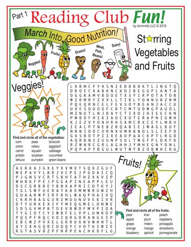 Bundle Nutrition For Better Health Puzzles Crosswords Word