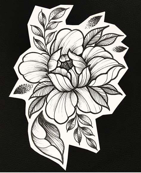 35 Melhores Imagens De Flores Desenhos No Pinterest Ideias De Tatuagens