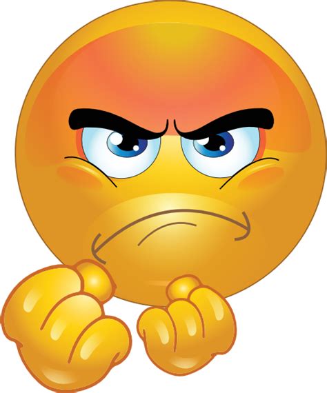 Angry Smiley Emoticon Clipart I2clipart Royalty Free Public Domain