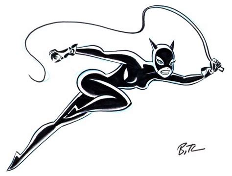 Gengal Artworks Batman Animated Series Bruce Timm Catwoman Bd
