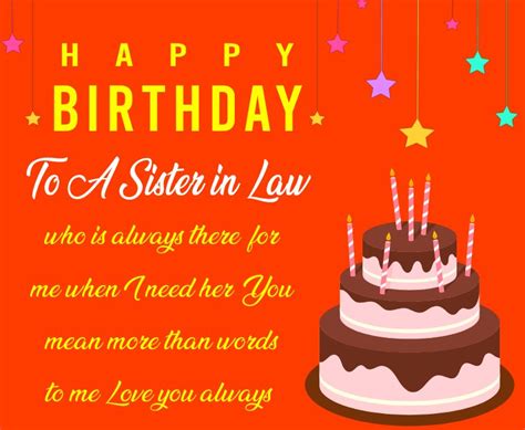 100 Best Birthday Wishes For Sister In Law In May 2022