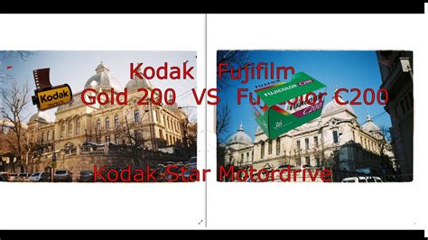 Kodak Gold 200 Vs Fujifilm Fujicolor C200 35mm Film Comparisson Youtube