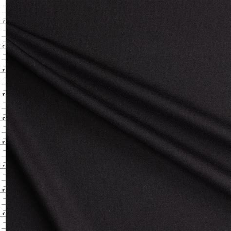 Cali Fabrics Black Designer Ponte 27416 Fabric By The Yard