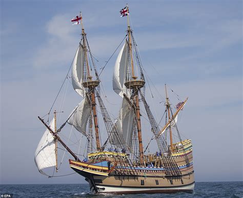Mayflower Ii Sets Sail As Part Of Two Week Sea Trials Before Replica