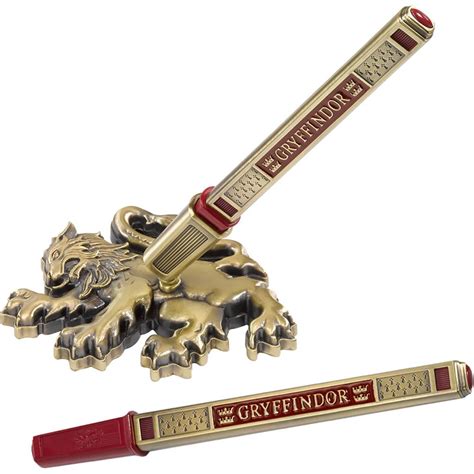 Noble Collection Harry Potter Gryffindor Pen With Support • Pris