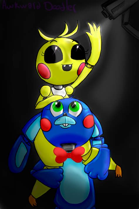 Toy Bonnie And Toy Chica By Xxqynxx On Deviantart