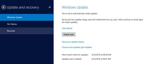 Windows 81 August Update Brings New Modern Ui Windows Update Feature