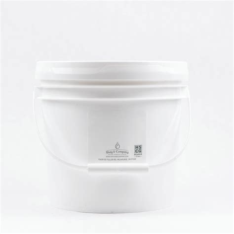 1 Gallon Hdpe Bucket With Lid And Handle Shay And Company