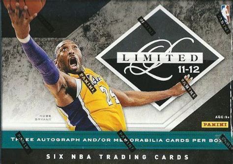 Panini Limited Basketball Box Pk Cards By Panini
