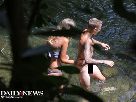 Justin Bieber pillado desnudo en la isla de Hawái Shangay
