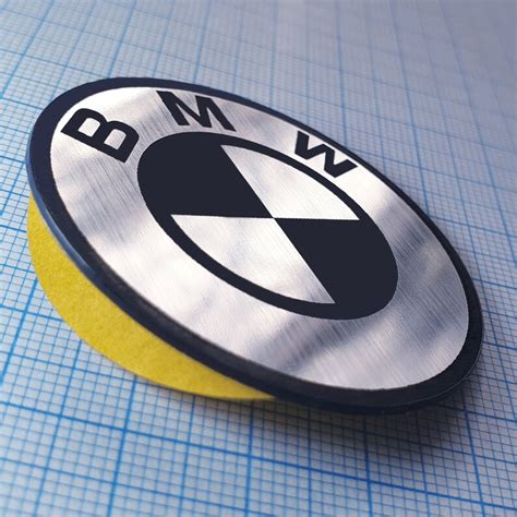 Bmw Metallic Sticker Badge Emblem 48 Mm X 48 Mm Etsy