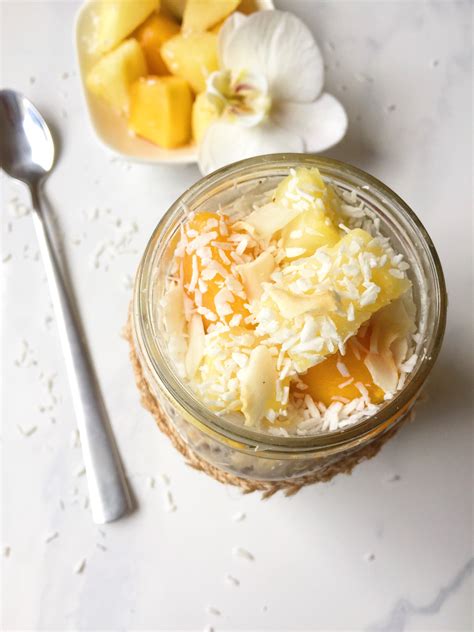 Tropical Coconut Overnight Oats The Dish On Healthy